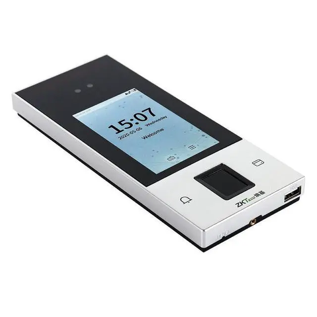 Alt view image 4 of 7 - ZKTeco nFace128 Time Fingerprint Facial Recognition Access Control Terminal New