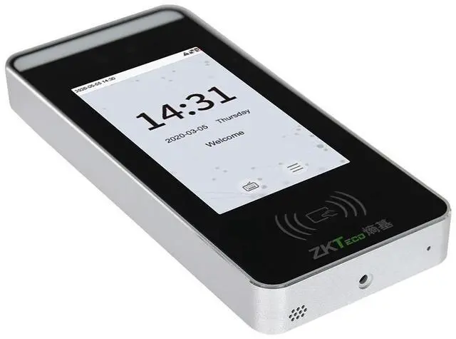 Alt view image 4 of 7 - ZKteco Xface60 Face Recognition Door Access Control Time Attendance Machine 5in xFace60+WIFI
