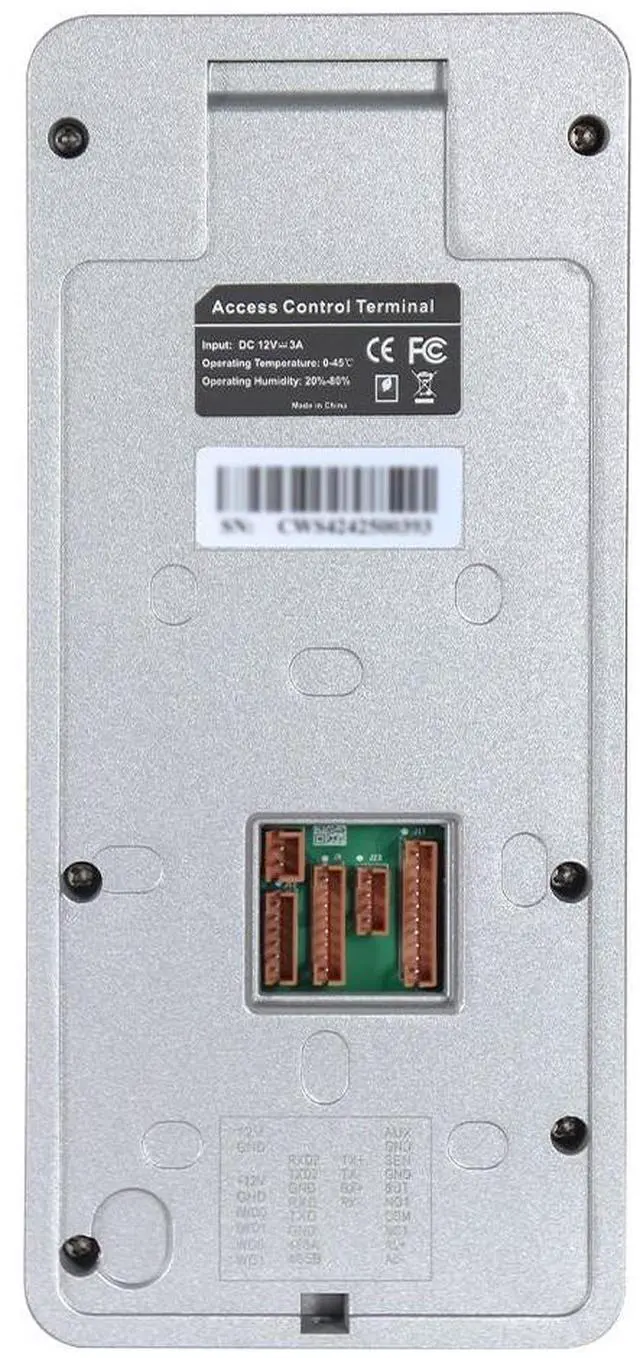 Alt view image 4 of 7 - ZKTeco xFace60 ID/ IC/ WiFi/ ADMS Facial Recognition Door Access Control System xFace60+ID