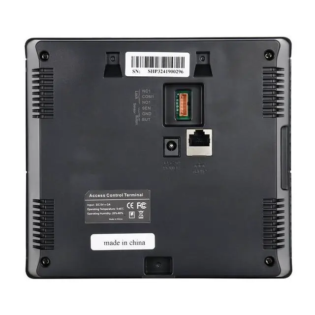 Alt view image 3 of 7 - Zkteco nFace102-S TCP/IP Fingerprint Face Recognition Attendance Control Systems-