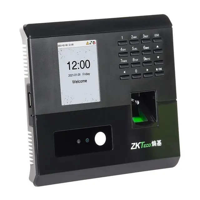 Alt view image 2 of 7 - ZKTeco nFace102-S Face Fingerprint Time Clock for Employee Attendance-