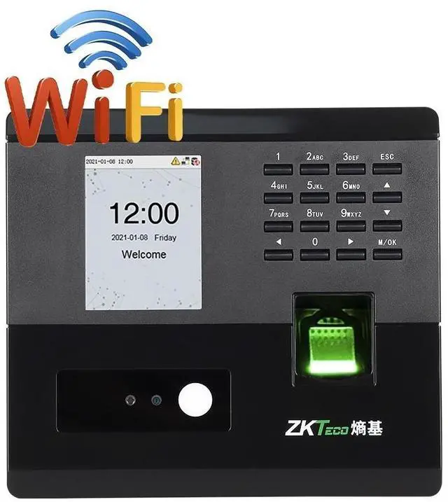 Main image of ZKTeco nFace102-S Time Fingerprint Facial Recognition Access Control Terminal nFace102+WIFI