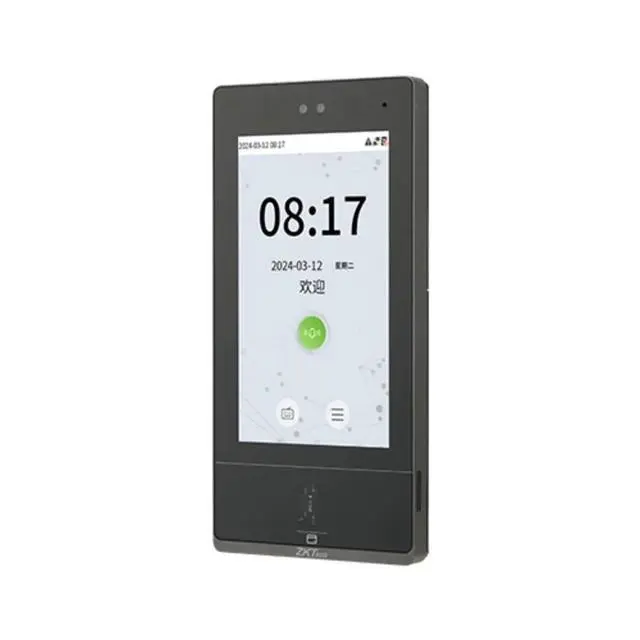 Alt view image 3 of 3 - ZKTeco zFace1702 Fingerprint Facial Recognition Doorbell Time Attendance Control- zFace1702+WIFI