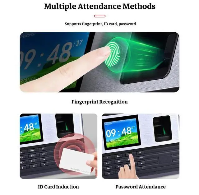 Alt view image 2 of 5 - Realand A-L355 Time Fingerprint Time Attendance ID Card WiFi TCP IP Sensor