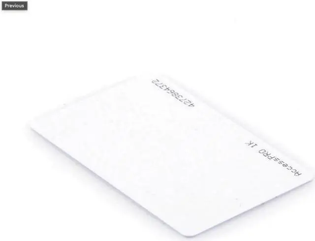 Alt view image 3 of 4 - Module ID Cards-100 pack-Classic Card (13.56 MHz) / 1Kb Memory / ISO Card / Printable / Format CR80