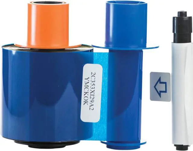 Alt view image 2 of 3 - Signal VT ID Printer Ink 45200 Fargo 45200 YMCKO Full Color Ribbon for DTC4500 Series ID 45200