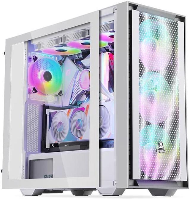 Segotep Gank 360-RGB Eatx Full-Tower blanc Gaming Computer boîtier PC de  bureau - Chine Cas de jeu et blanc boîtier PC prix