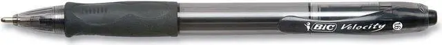 Alt view image 4 of 9 - BIC Velocity Retractable Ballpoint Pens Bold Point Black Ink 859025