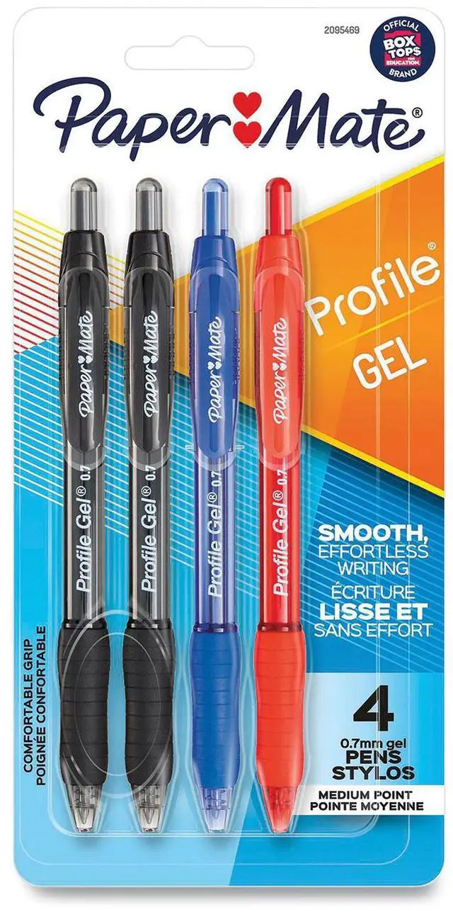 Alt view image 5 of 9 - Paper Mate Profile Retractable Gel Pens Medium Point Asso 2095469