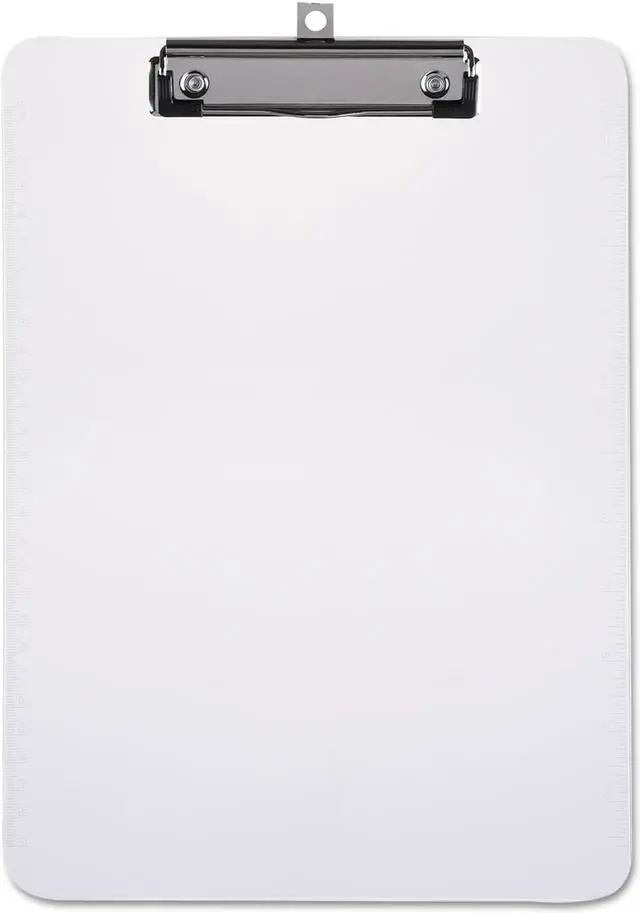 Alt view image 3 of 3 - General Supply 40310 Plastic Clipboard With Low Profile Clip 1/2 Inch Capacity, Holds 8 1/2 X 11, Clear