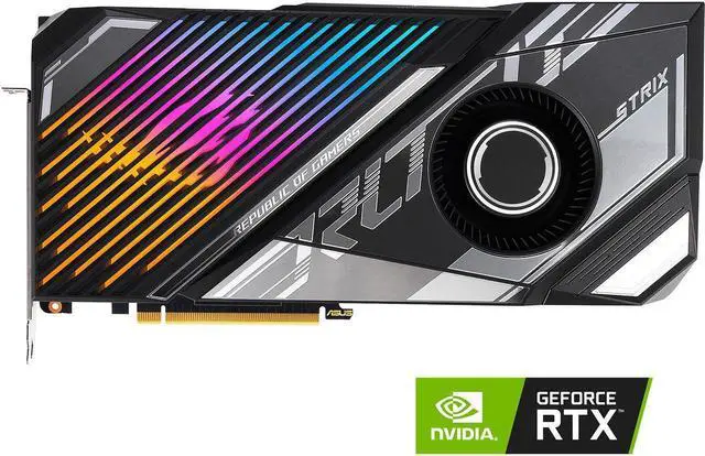 Alt view image 5 of 6 - ASUS ROG Strix LC NVIDIA GeForce RTX 3090 Ti OC Edition Gaming Graphics Card (PCIe 4.0, 24GB GDDR6X, HDMI 2.1, 240mm Radiator, 600mm Tubing, GPU Tweak) ROG-STRIX-LC-RTX3090TI-O24G-GAMING