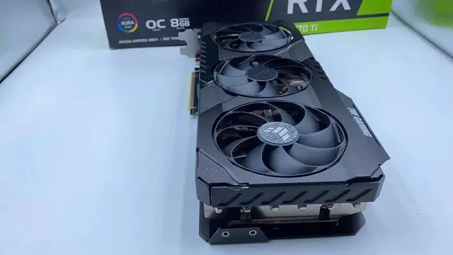 Alt view image 3 of 5 - ASUS TUF Gaming NVIDIA GeForce RTX 3070 Ti OC V2 Graphics Card (PCIe 4.0, 8GB GDDR6X, HDMI 2.1, DisplayPort 1.4a, Military-grade Certification, GPU Tweak III) TUF-RTX3070TI-O8G-V2-GAMING