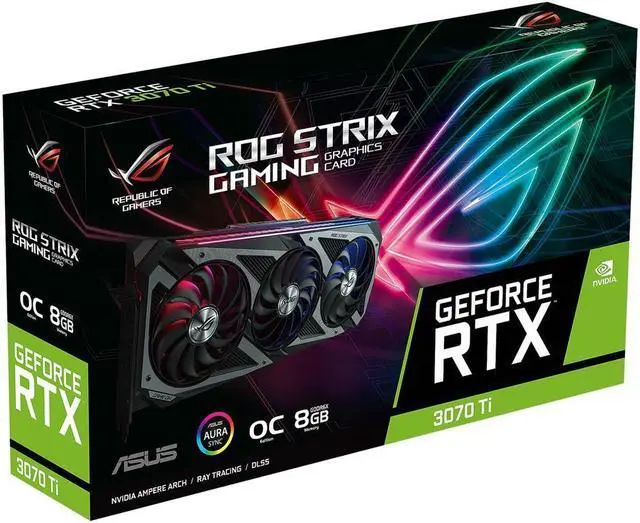 Alt view image 5 of 7 - ASUS ROG Strix GeForce RTX 3070 Ti 8GB GDDR6X PCI Express 4.0 x16 Video Card ROG-STRIX-RTX3070TI-O8G-GAMING