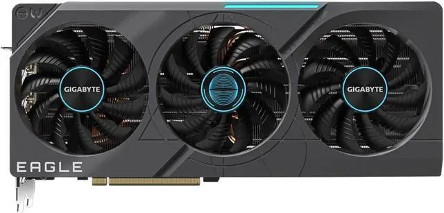 Alt view image 3 of 7 - GIGABYTE GeForce RTX 4070 Ti EAGLE OC 12G Graphics Card, 3x WINDFORCE Fans, 12GB 192-bit GDDR6X, GV-N407TEAGLE OC-12GD Video Card