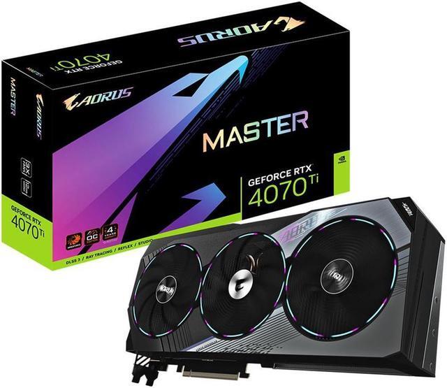 GIGABYTE AORUS GeForce RTX 4070 Ti MASTER 12G Graphics Card GIGABYTE AORUS GeForce RTX 4070 Ti MASTER 12G Graphics Card