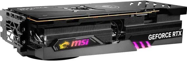Alt view image 4 of 7 - MSI Gaming GeForce RTX 4090 24GB GDDR6X PCI Express 4.0 Video Card RTX 4090 GAMING TRIO 24G