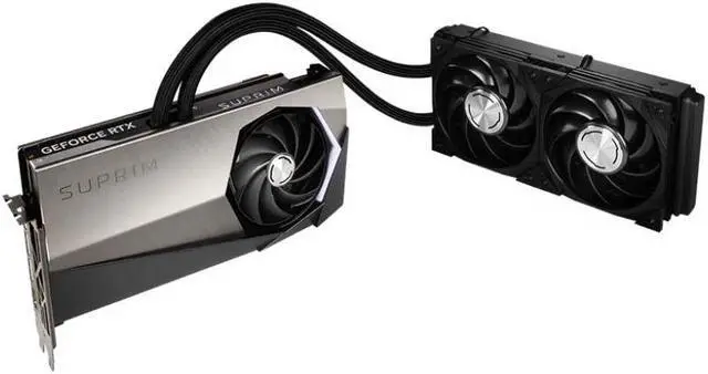Alt view image 2 of 7 - MSI Suprim GeForce RTX 4090 24GB GDDR6X PCI Express 4.0 Video Card RTX 4090 SUPRIM LIQUID 24G