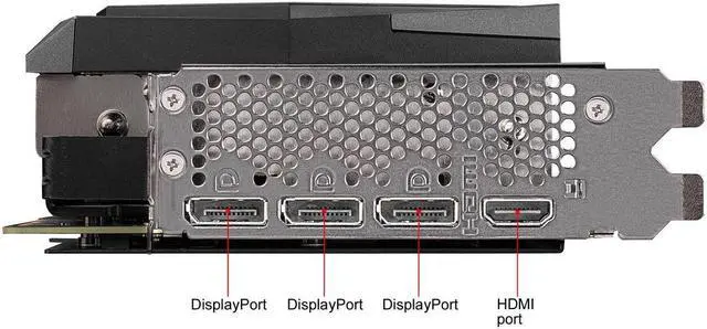 Alt view image 5 of 14 - MSI Gaming GeForce RTX 3090 24GB GDDR6X PCI Express 4.0 SLI Support Video Card RTX 3090 GAMING X TRIO 24G