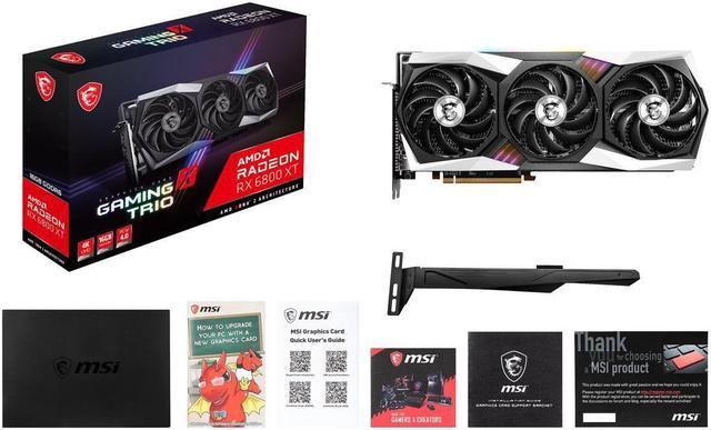 Refurbished: MSI Gaming Radeon RX 6800 XT 16GB GDDR6 PCI Express ...