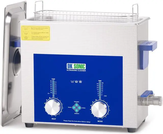 Main image of DK SONIC Ultrasonic Cleaner - Ultrasonic Vinyl Record Cleaner,Sonic Cleaner,Ultrasound Gun,Lab Tool,Carburetor,Engine Parts Cleaning Machine with Encoded Timer and Heater(1.58Gal-6L)