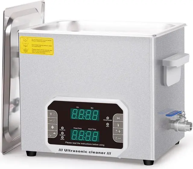 Main image of Digital Ultrasonic Cleaner  10L Sonic Cleaner with Heater and Basket for Metal Parts,Carburetor,Fuel Injector,Brass,Auto Parts,Engine Parts,Motor Repair Tools,etc