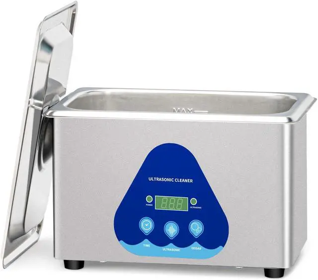 Main image of Digital Ultrasonic Cleaner 900ML Sonic Cleaner with Heater and Basket for Metal Parts,Carburetor,Fuel Injector,Brass,Auto Parts,Engine Parts,Motor Repair Tools,etc
