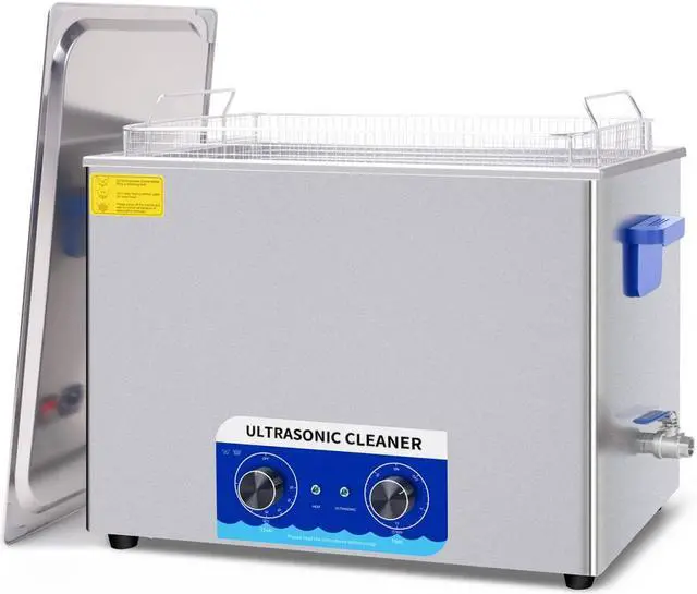 Main image of Mechanical  Ultrasonic Cleaner 37L Sonic Cleaner with Heater and Basket for Metal Parts,Carburetor,Fuel Injector,Brass,Auto Parts,Engine Parts,Motor Repair Tools,etc