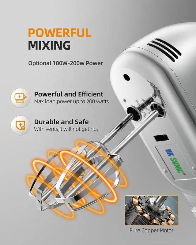Alt view image 2 of 2 - DK SONIC Electric mixers