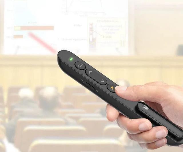 Alt view image 2 of 7 - Presentation Pointer Pen, 2.4 GHz Wireless, 100m Effective Distance, USB PowerPoint Red Light Pointer Presenter Presentation Remote Control Pointer Clicker Pen