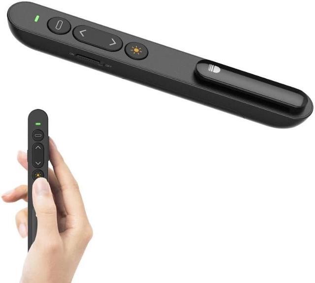 Alt view image 3 of 7 - Presentation Pointer Pen, 2.4 GHz Wireless, 100m Effective Distance, USB PowerPoint Red Light Pointer Presenter Presentation Remote Control Pointer Clicker Pen