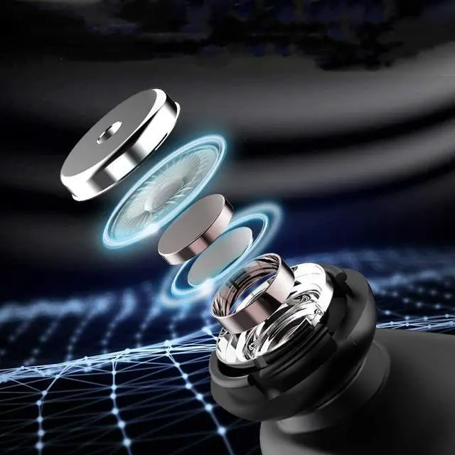 Alt view image 5 of 7 - Bluetooth 5.0 Waterproof Headphones Mic Noise Cancelling for Calls,Wireless Earbuds with 2000mAh Charging Case, Support Wireless Charging, Compatible with iPhone 13 Pro Max XS XR Samsung Android