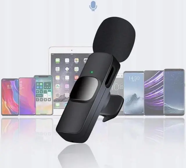 Alt view image 5 of 7 - Wireless Lavalier Microphone, Lapel Mic System for YouTube Facebook Live Stream TikTok Video Recording Vlog for Type-C Android & iPhone,Plug and Play,Noise Reduction,No APP & Bluetooth Needed