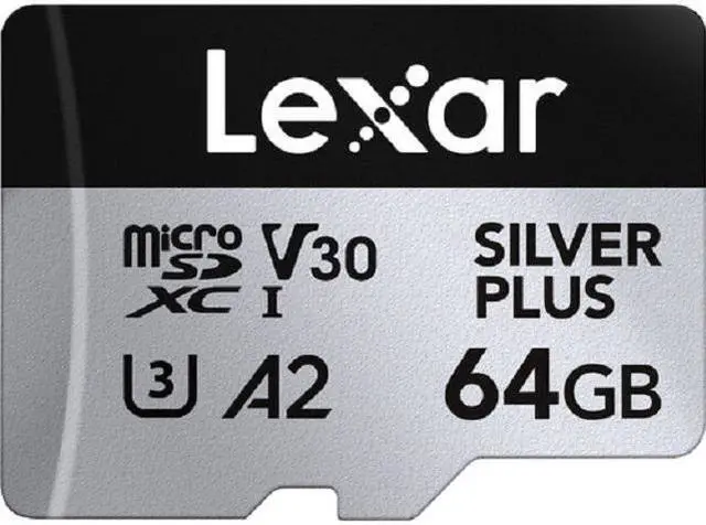 Main image of Lexar Micro SD Professional SILVER PLUS Flash Memory Card 64GB