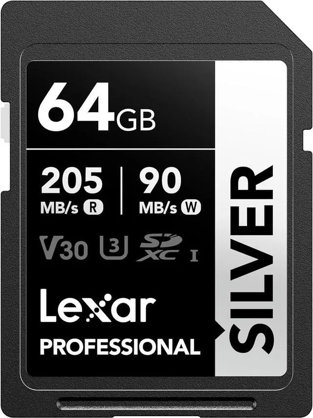 Main image of Lexar SD Professional SILVER UHS-I Memory Card 64GB