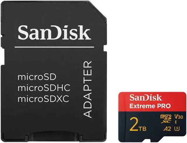 Alt view image 2 of 6 - Sandisk Micro SD Extreme Pro 200MB/s Flash Memory Card 2TB