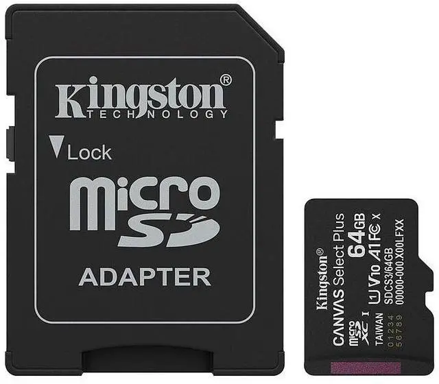 Main image of Kingston MicroSD Canvas Select Plus 150MB/s Memory Card 64GB