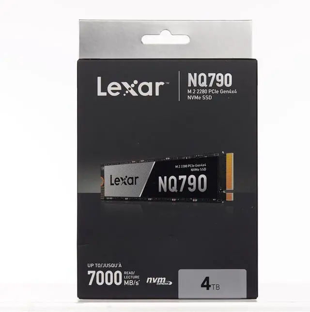 Alt view image 2 of 2 - Lexar SSD NQ790 M.2 2280 PCIe Gen 4x4 Solid State Drive 4TB