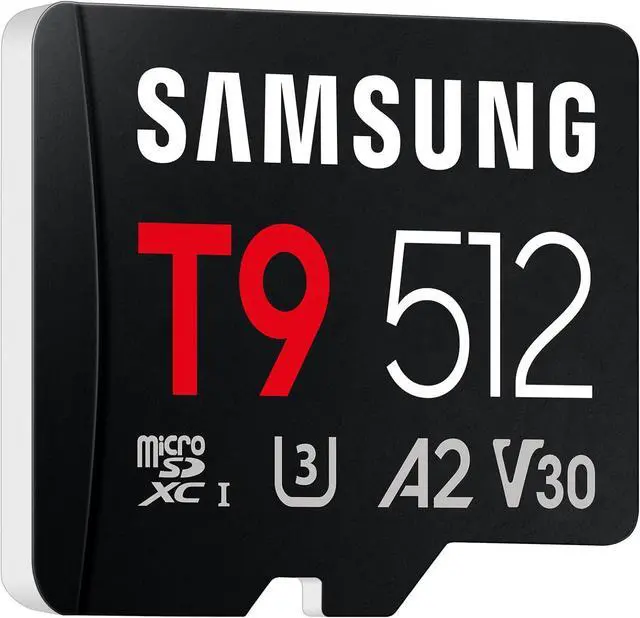 Alt view image 2 of 3 - Samsung Micro SD T9 Flash Memory Card 512GB