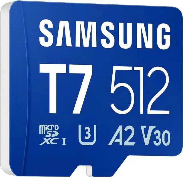Alt view image 2 of 3 - Samsung Micro SD T7 Flash Memory Card 512GB