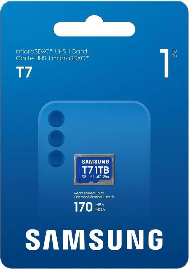 Alt view image 3 of 3 - Samsung Micro SD T7 Flash Memory Card 1TB