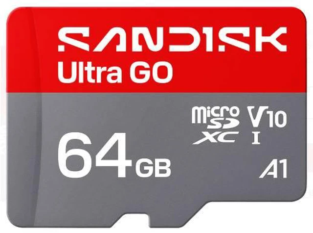 Alt view image 5 of 6 - SanDisk Ultra GO microSD 64GB microSDXC Memory Card, Up to 140MB/s UHS-I A1 C10 V10 for Android SDSQUGN-064G-GN6MN + Adapter