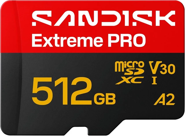 Main image of Sandisk Micro SD Extreme Pro UHS-I (SDSQXCJ) Flash Memory Card 512GB