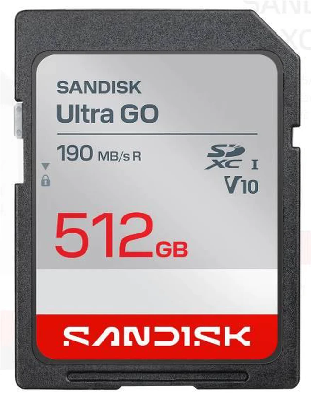 Main image of SanDisk SD Ultra GO UHS-I (SDSDUGN) Flash Memory Card 512GB