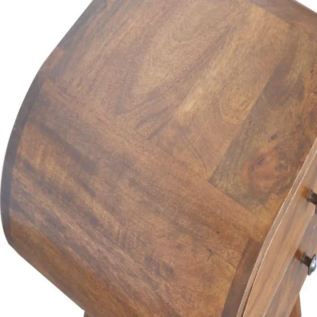 Alt view image 5 of 7 - Chestnut Circular Bedside
