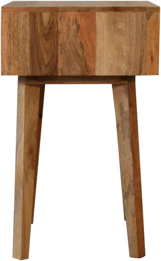Alt view image 6 of 7 - Artisan Furniture Bone Inlay Bedside with Tapered Legs