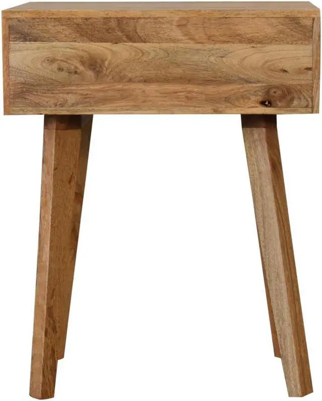 Alt view image 7 of 7 - Artisan Furniture Bone Inlay Bedside with Tapered Legs