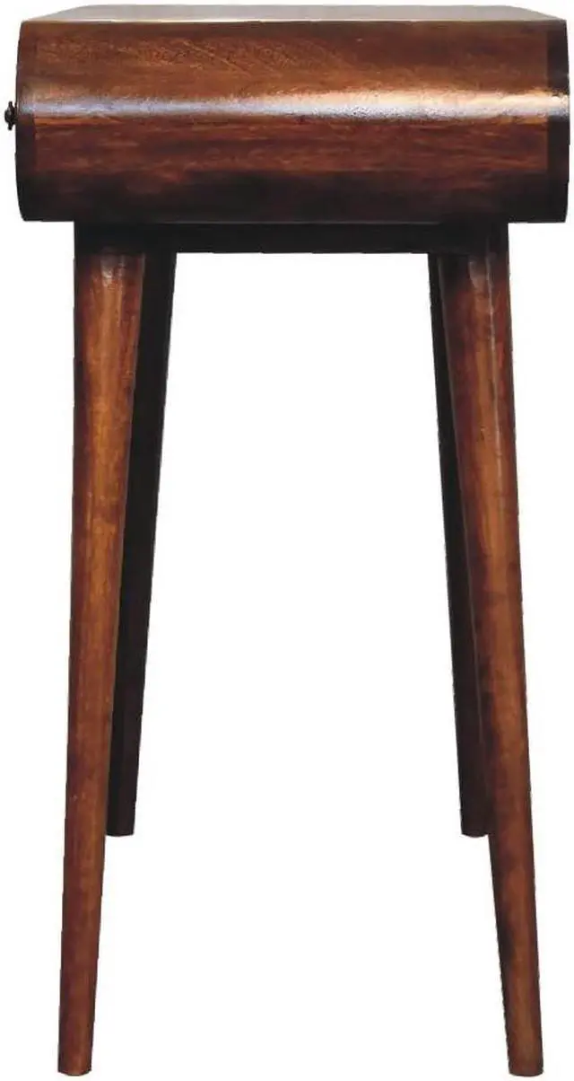 Alt view image 6 of 7 - Chestnut Dressing Table with Foldable Mirror