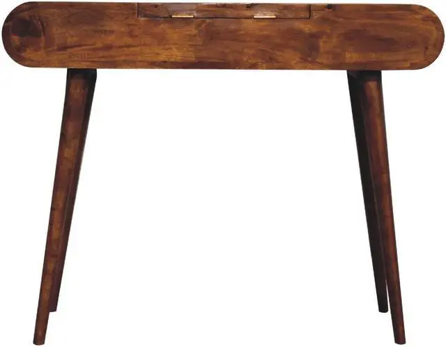 Alt view image 7 of 7 - Chestnut Dressing Table with Foldable Mirror