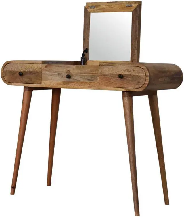Main image of Oak-ish Round Dressing Table