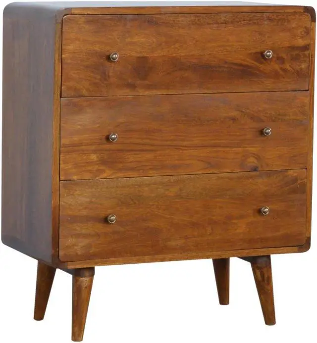 Alt view image 2 of 7 - Curved Chestnut Chest